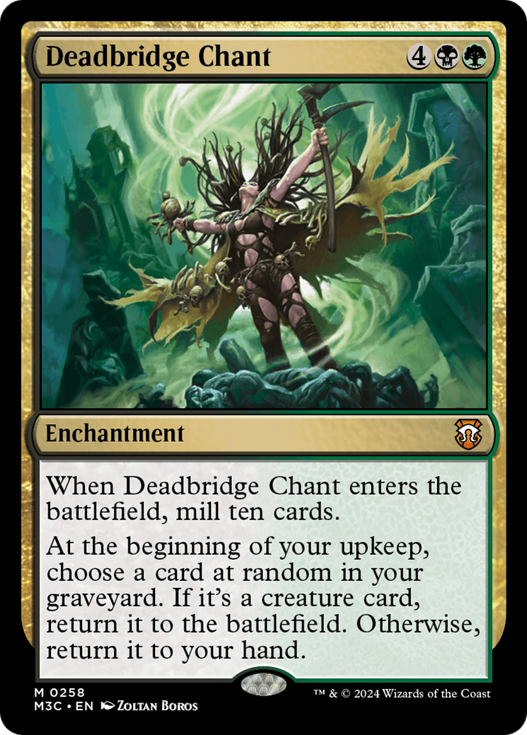 Deadbridge Chant (Ripple Foil) [Modern Horizons 3 Commander] | Good Games Cannington