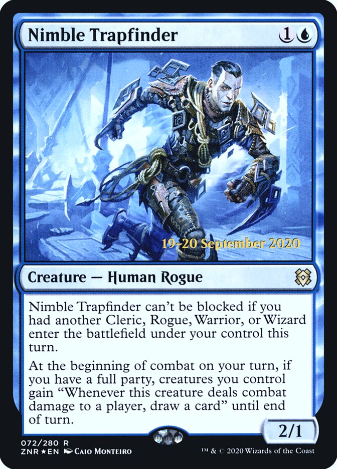 Nimble Trapfinder [Zendikar Rising Prerelease Promos] | Good Games Cannington