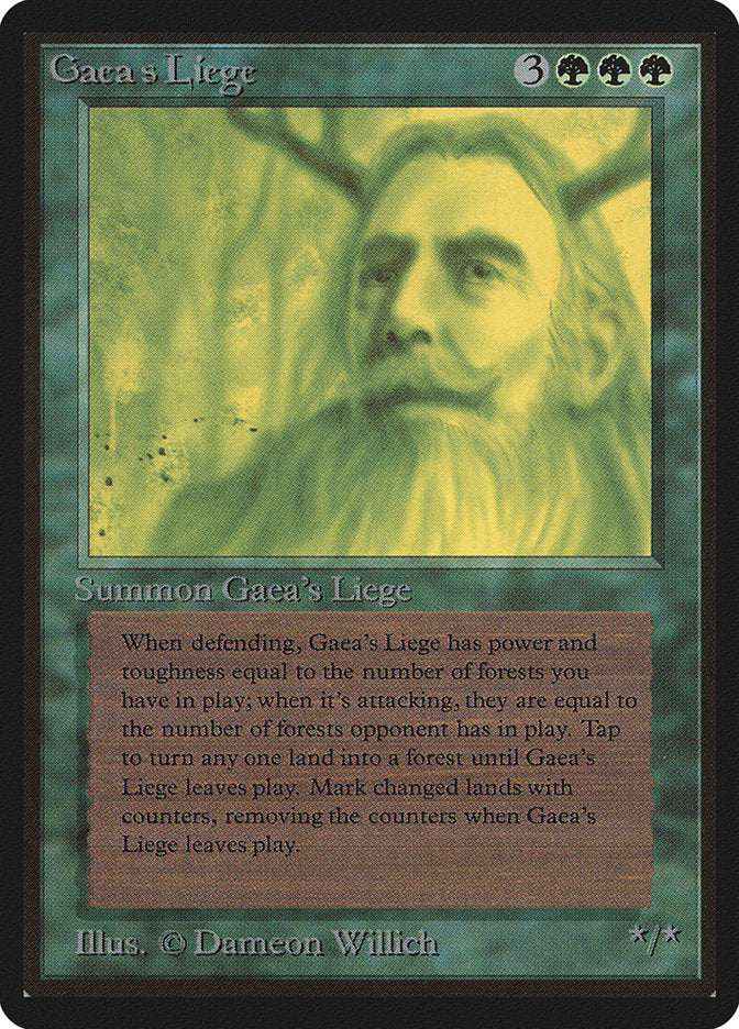 Gaea's Liege [Beta Edition] | Good Games Cannington
