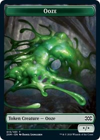 Ooze // Tuktuk the Returned Double-Sided Token [Double Masters Tokens] | Good Games Cannington