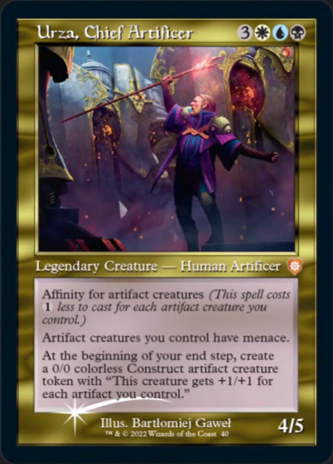 Urza, Chief Artificer (040) (Retro) (Display Commander) [The Brothers' War Commander] | Good Games Cannington