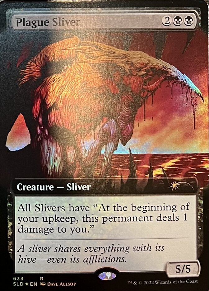 Plague Sliver (Extended Art) [Secret Lair Drop Promos] | Good Games Cannington