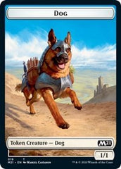 Dog // Saproling Double-Sided Token [Core Set 2021 Tokens] | Good Games Cannington