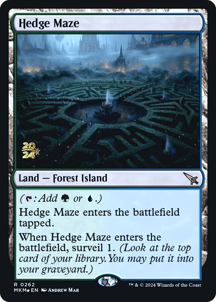 Hedge Maze [Murders at Karlov Manor Prerelease Promos] | Good Games Cannington