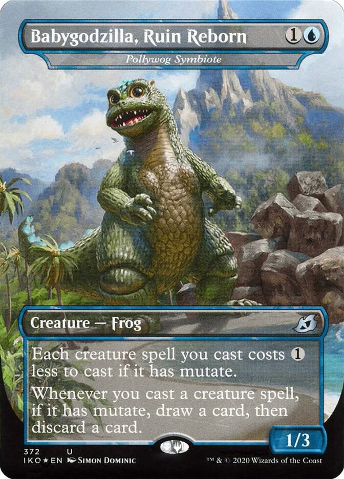 Babygodzilla Ruin Reborn Pollywog Symbiote 372 (Ikoria: Lair of Behemoths)  - Foil | Good Games Cannington