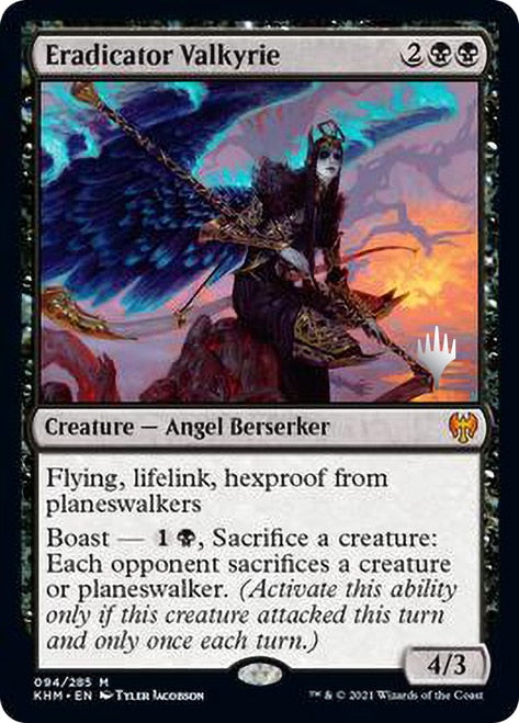 Eradicator Valkyrie (Promo Pack) [Kaldheim Promos] | Good Games Cannington