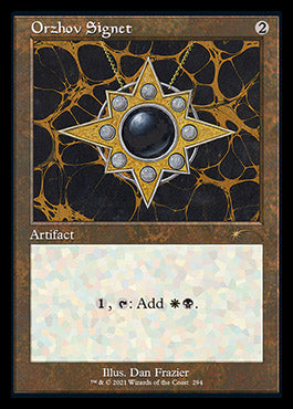 Orzhov Signet (Retro) [Secret Lair Drop Series] | Good Games Cannington