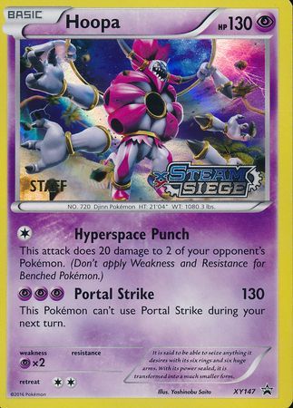 Hoopa (XY147) (Staff) [XY: Black Star Promos] | Good Games Cannington