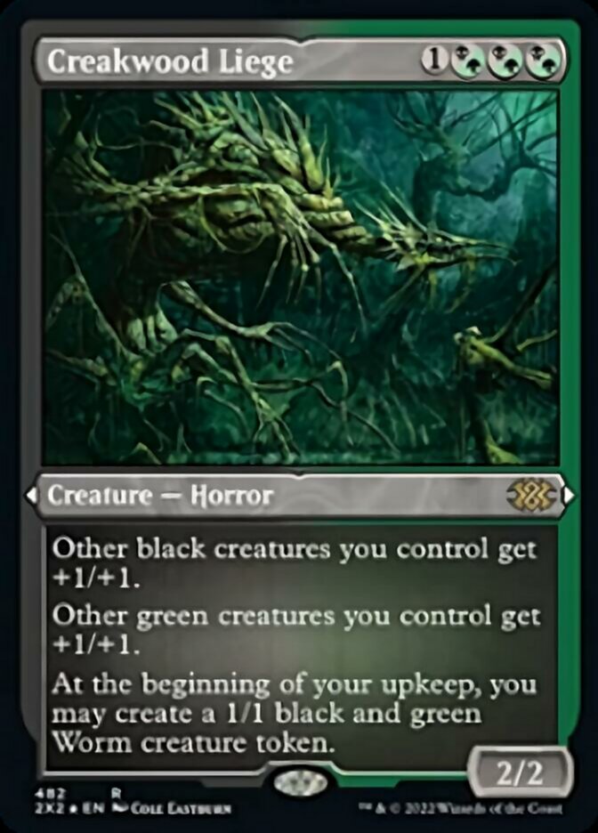 Creakwood Liege (Foil Etched) [Double Masters 2022] | Good Games Cannington