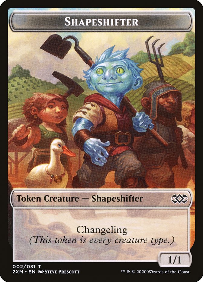 Shapeshifter Token [Double Masters Tokens] | Good Games Cannington