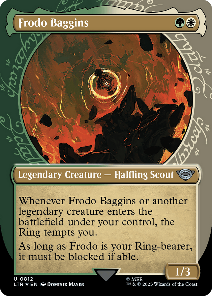 Frodo Baggins (Showcase) (Surge Foil) [The Lord of the Rings: Tales of Middle-Earth] | Good Games Cannington