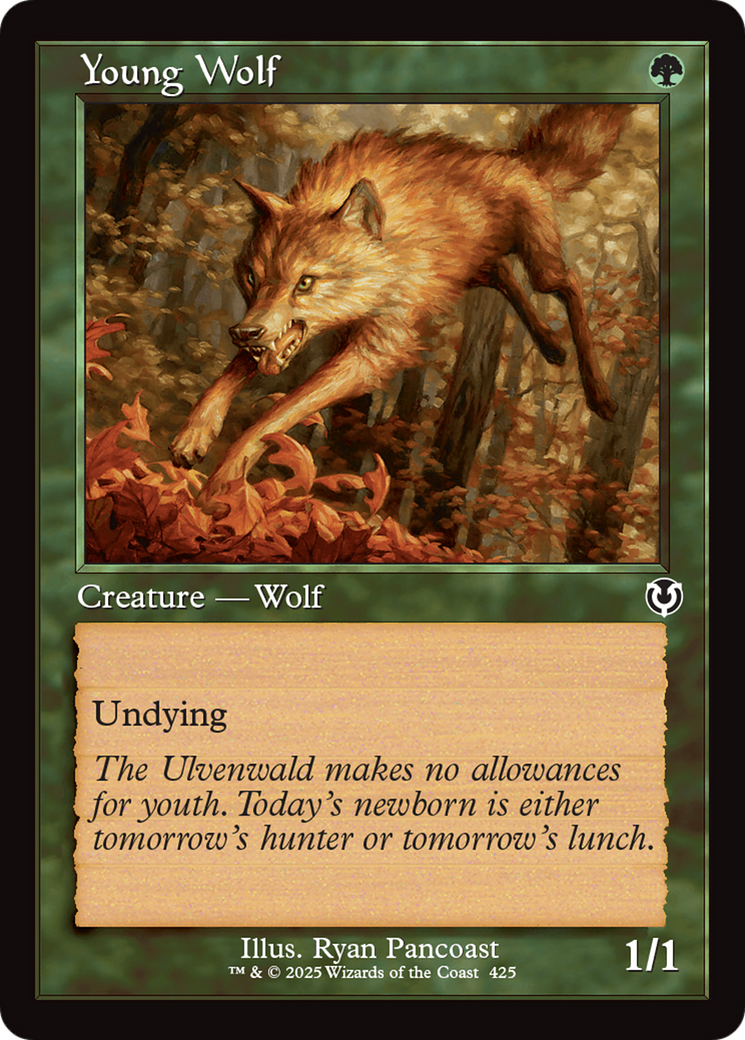 Young Wolf (Retro Frame) [Innistrad Remastered] | Good Games Cannington