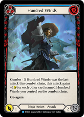 Hundred Winds (Blue) [EVR043] (Everfest)  1st Edition Rainbow Foil | Good Games Cannington