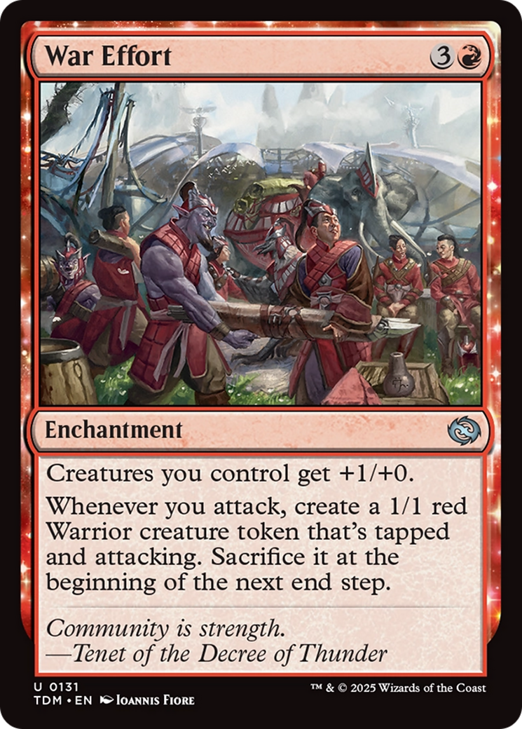 War Effort [Tarkir: Dragonstorm] | Good Games Cannington