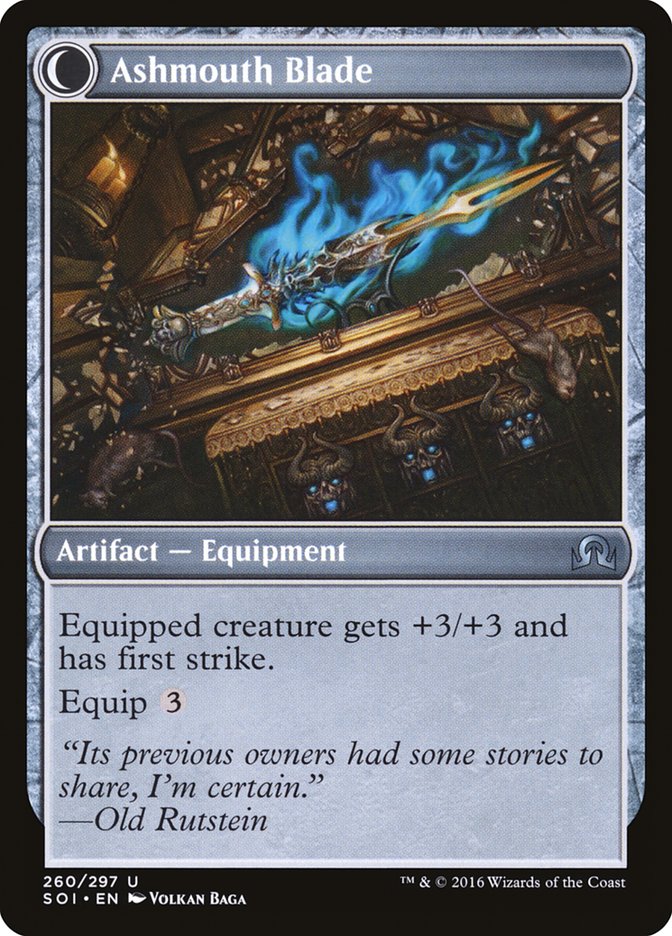 Neglected Heirloom // Ashmouth Blade [Shadows over Innistrad] | Good Games Cannington