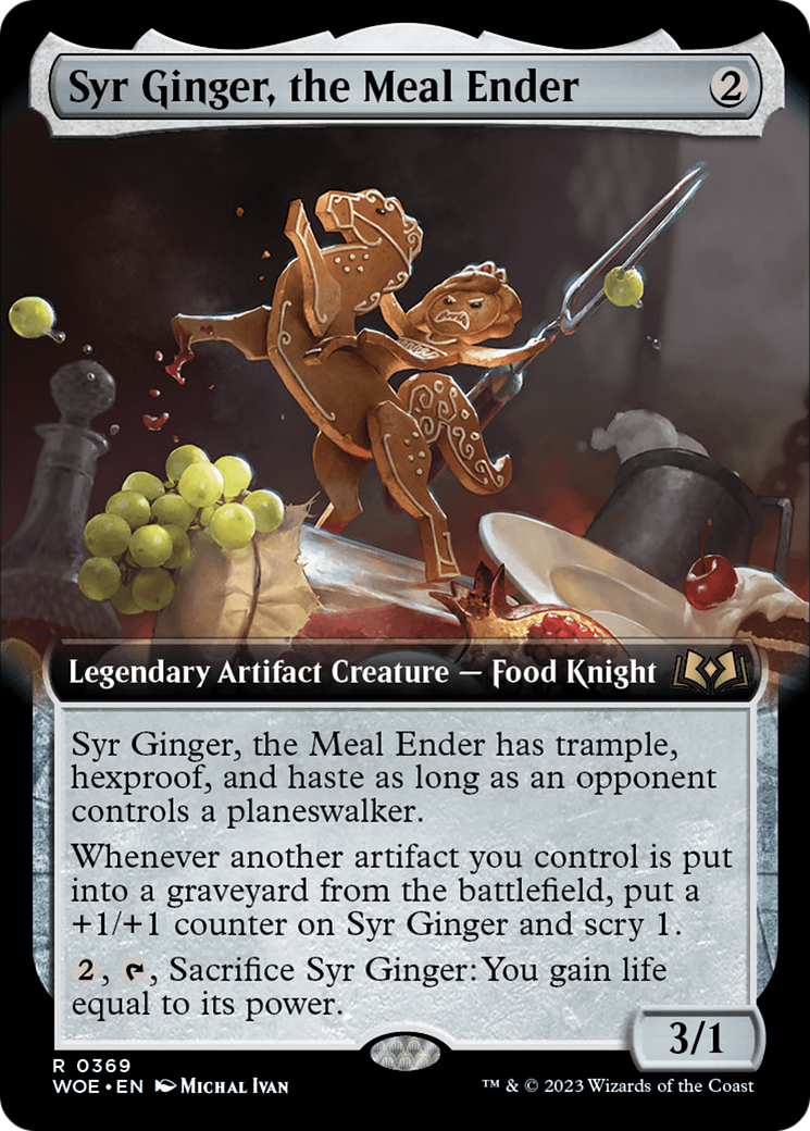 Syr Ginger, the Meal Ender (Extended Art) [Wilds of Eldraine] | Good Games Cannington