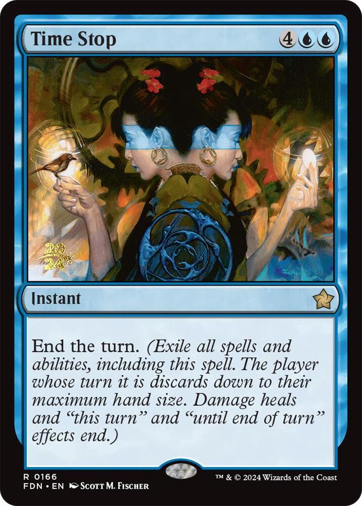 Time Stop 166s/101 (Prerelease Cards)  - Foil | Good Games Cannington