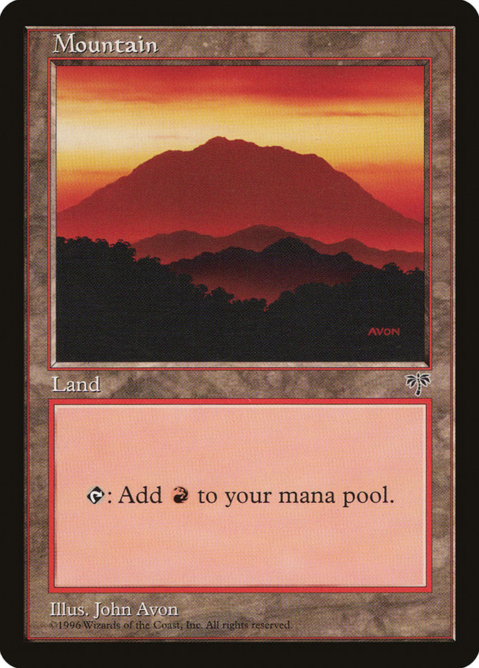 Mountain (Red Signature) [Mirage] | Good Games Cannington