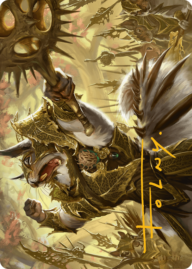 Honored Dreyleader Art Card (Gold-Stamped Signature) [Bloomburrow Art Series] | Good Games Cannington