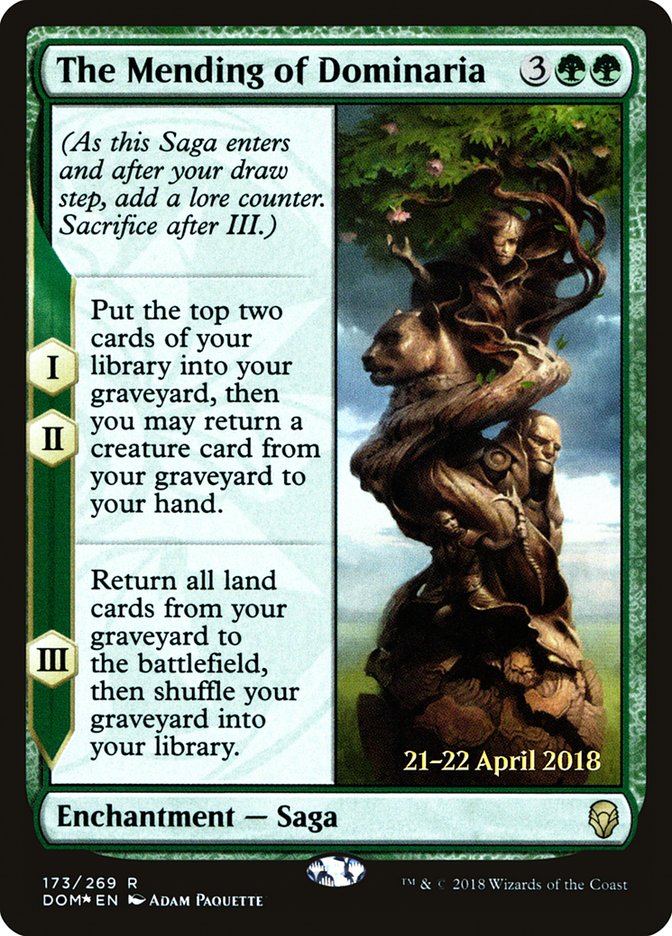 The Mending of Dominaria [Dominaria Prerelease Promos] | Good Games Cannington