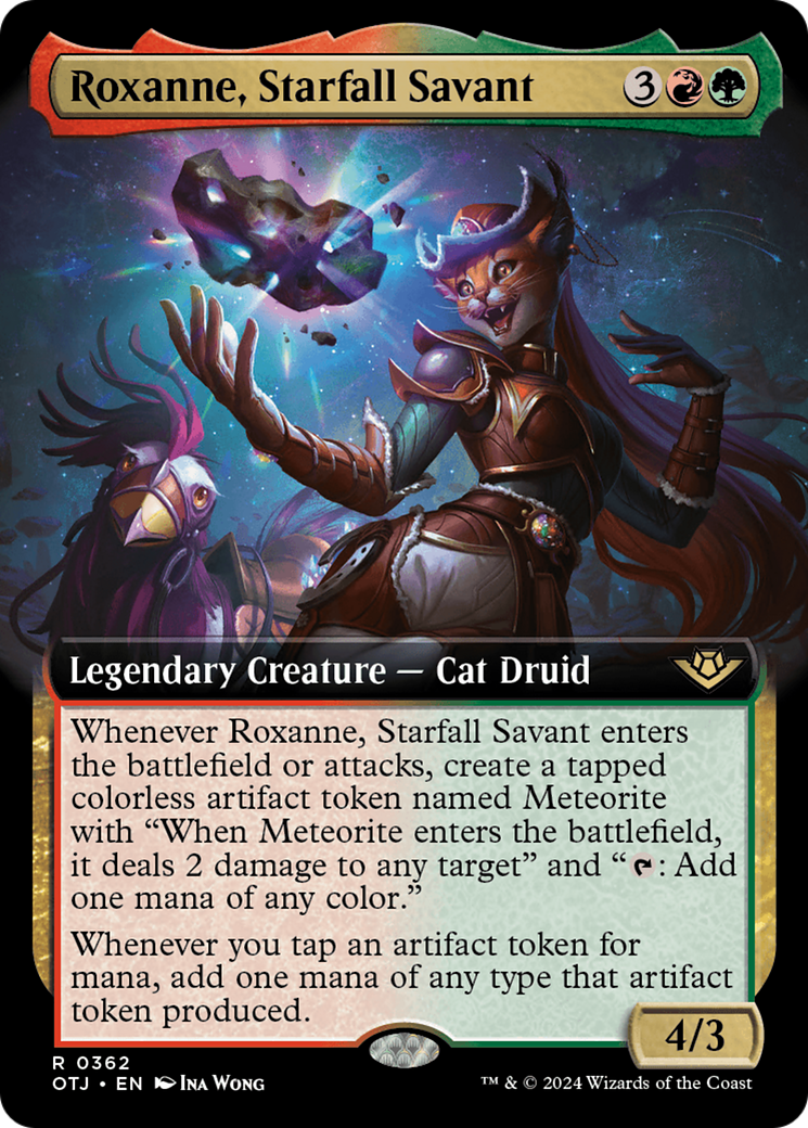 Roxanne, Starfall Savant (Extended Art) [Outlaws of Thunder Junction] | Good Games Cannington