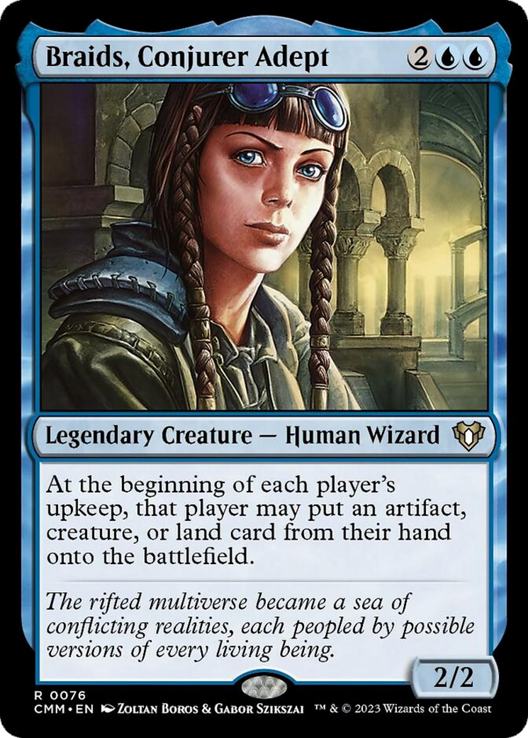 Braids, Conjurer Adept [Commander Masters] | Good Games Cannington