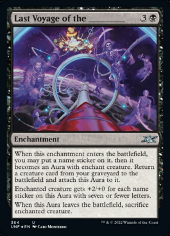 Last Voyage of the _____ (Galaxy Foil) [Unfinity] | Good Games Cannington