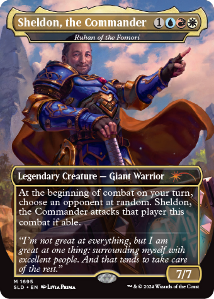 Ruhan of the Fomori - Sheldon, the Commander [Secret Lair: Sheldon's Spellbook] | Good Games Cannington