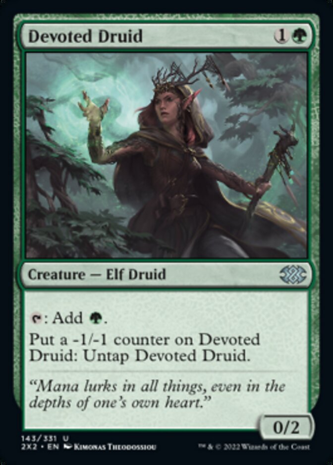 Devoted Druid [Double Masters 2022] | Good Games Cannington