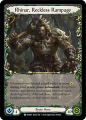 Katsu, the Wanderer // Rhinar, Reckless Rampage [U-WTR076 // U-WTR001] (Welcome to Rathe Unlimited)  Unlimited Normal | Good Games Cannington