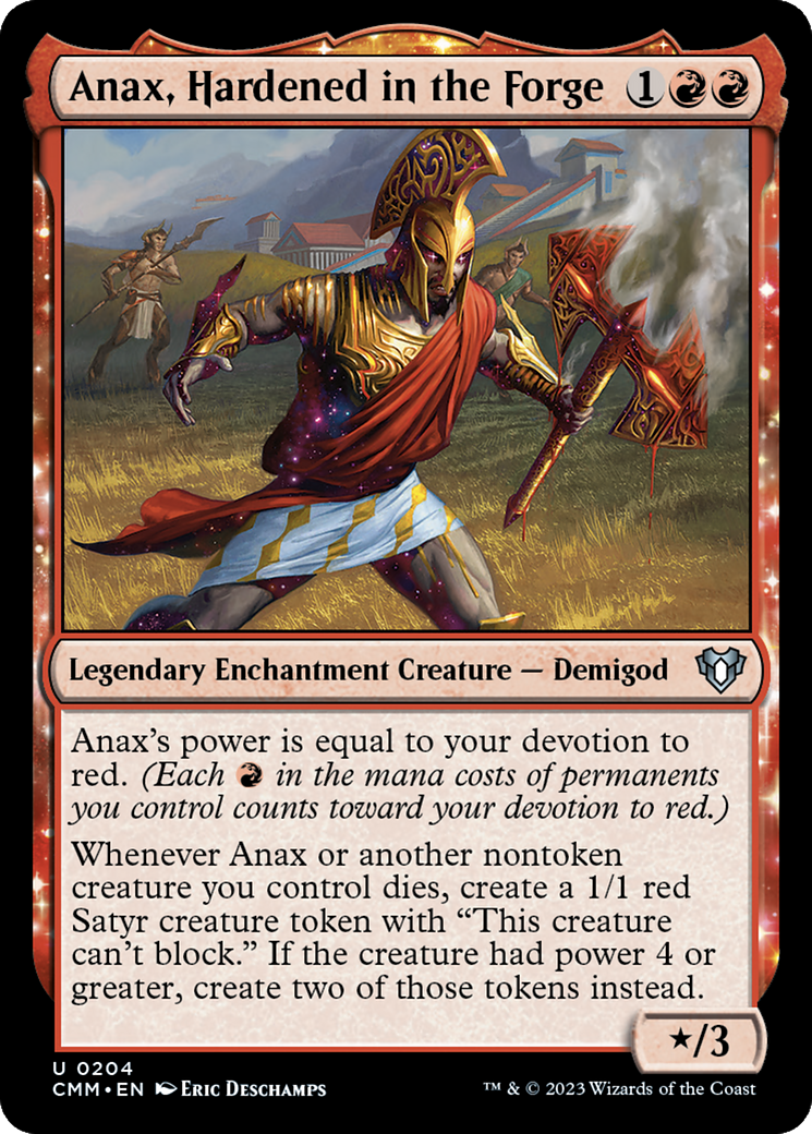 Anax, Hardened in the Forge [Commander Masters] | Good Games Cannington
