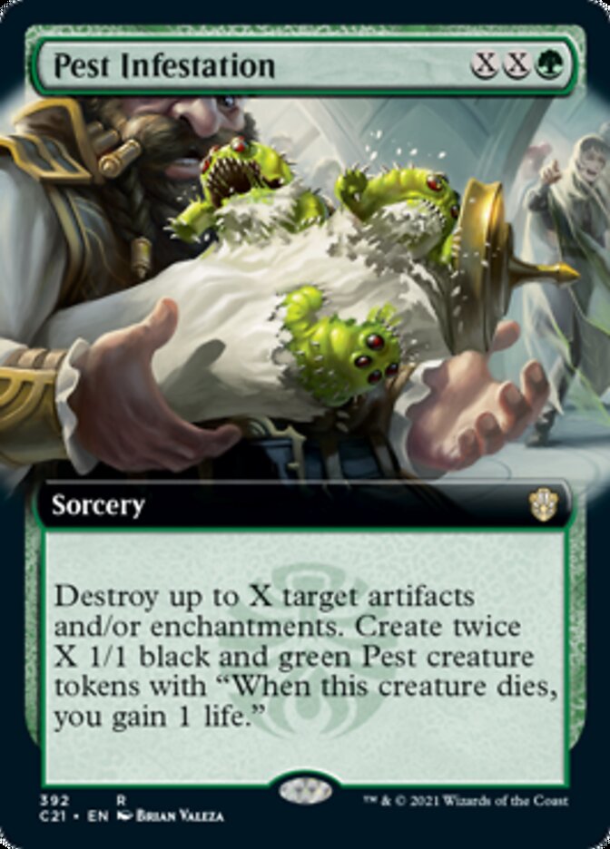 Pest Infestation (Extended Art) [Commander 2021] | Good Games Cannington