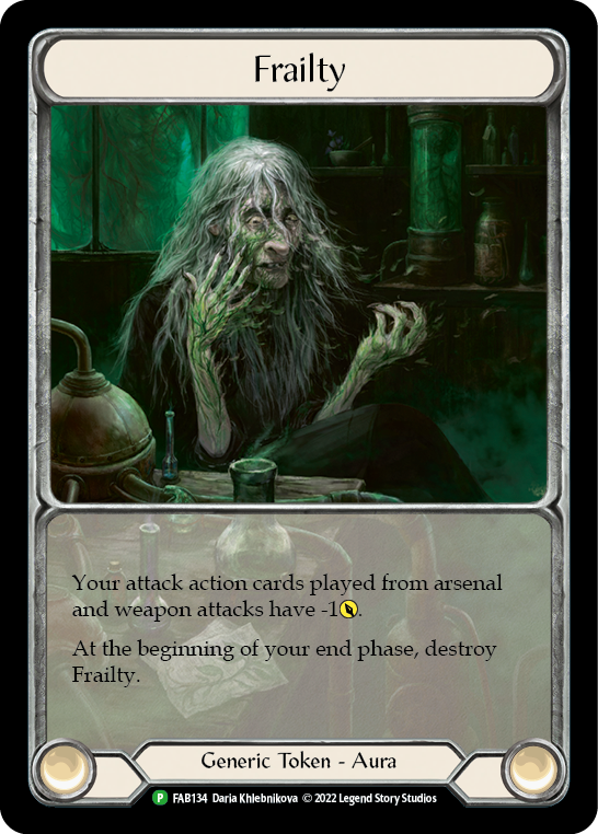 Frailty [FAB134] (Promo)  Rainbow Foil | Good Games Cannington