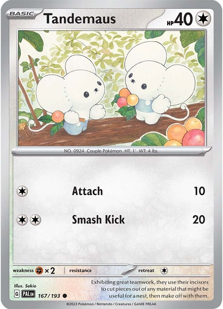 Tandemaus (167/193) [Scarlet & Violet: Paldea Evolved] | Good Games Cannington