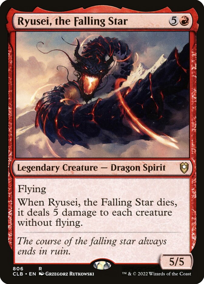Ryusei, the Falling Star 806/361 (Commander Legends: Battle for Baldur's Gate)  | Good Games Cannington