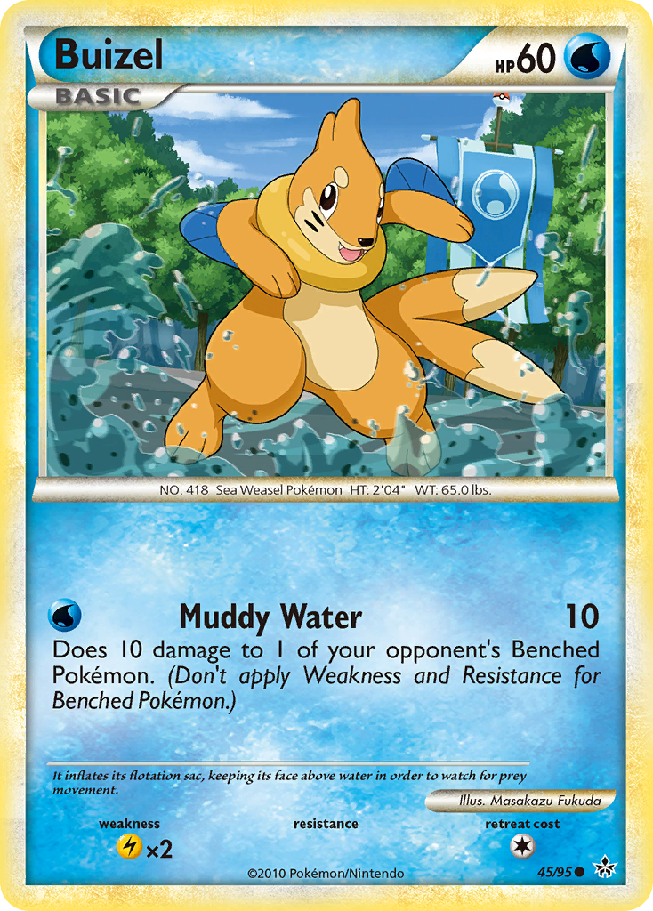 Buizel (45/95) [HeartGold & SoulSilver: Unleashed] | Good Games Cannington