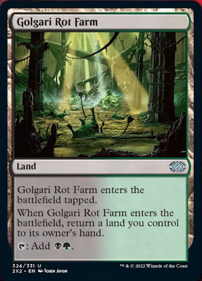 Golgari Rot Farm [Double Masters 2022] | Good Games Cannington