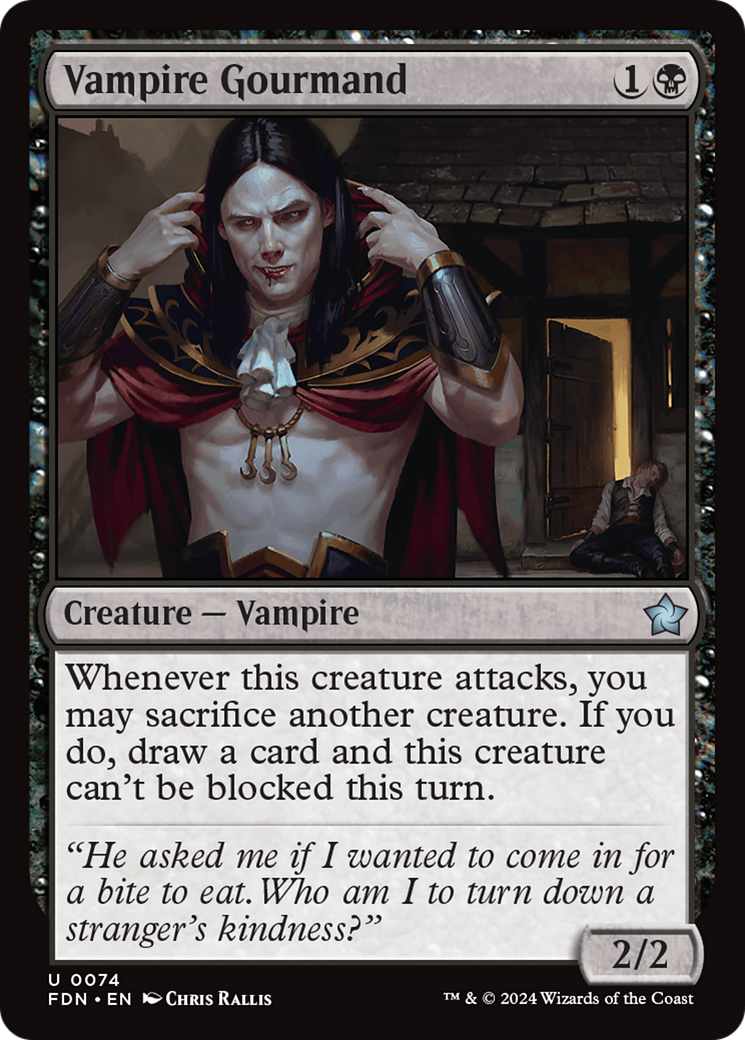 Vampire Gourmand [Foundations] | Good Games Cannington