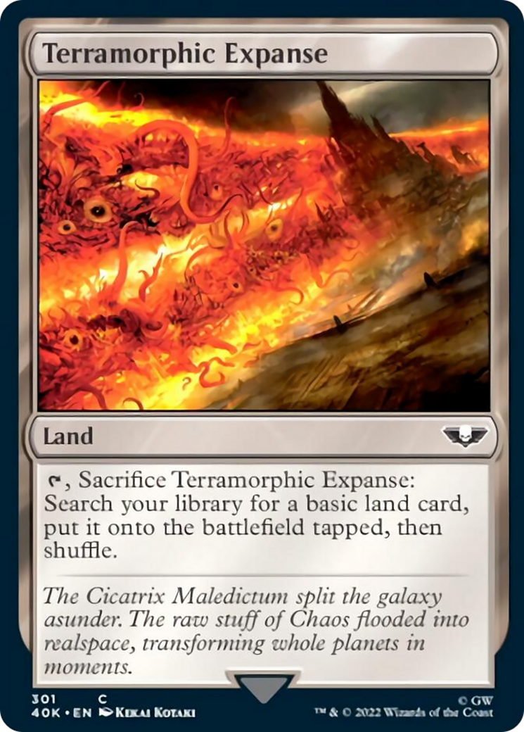 Terramorphic Expanse (Surge Foil) [Warhammer 40,000] | Good Games Cannington