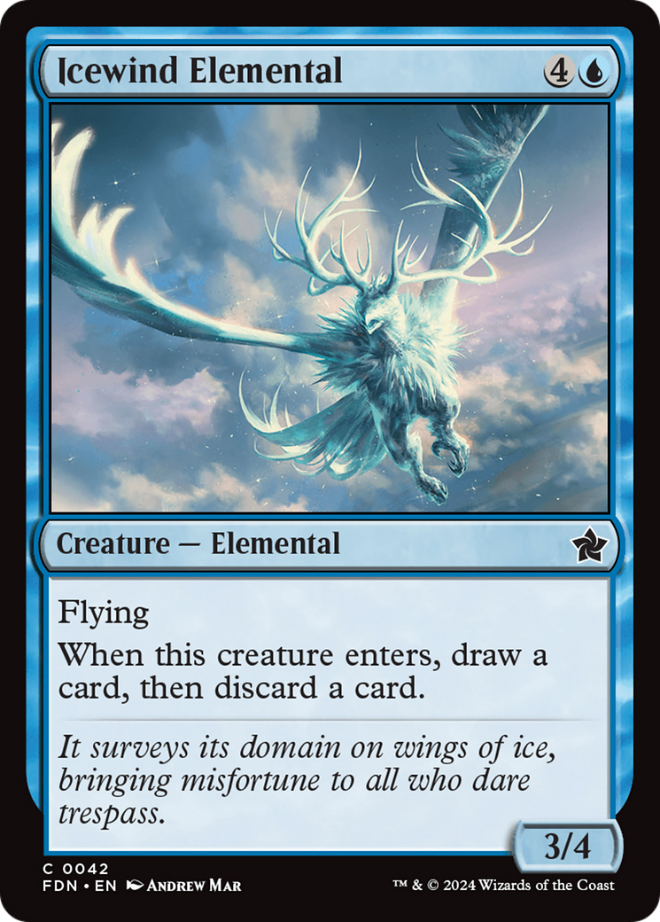 Icewind Elemental [Foundations] | Good Games Cannington