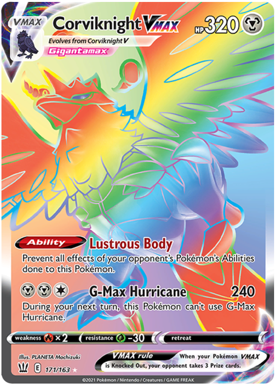 Corviknight VMAX (171/163) [Sword & Shield: Battle Styles] | Good Games Cannington