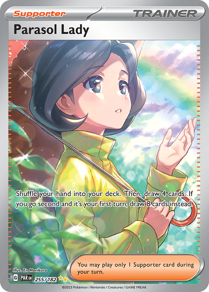 Parasol Lady (255/182) [Scarlet & Violet: Paradox Rift] | Good Games Cannington
