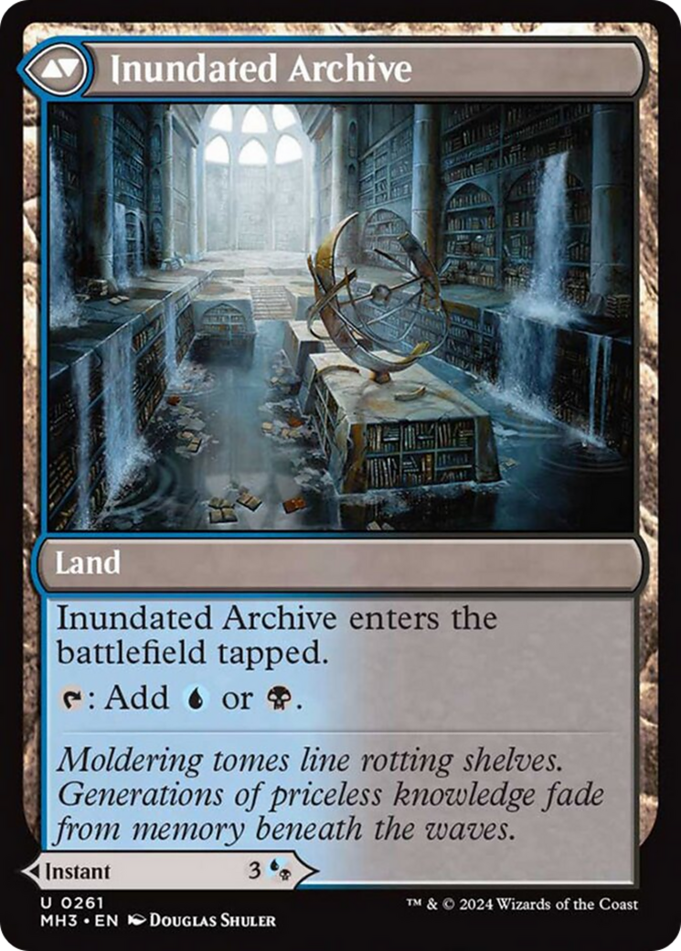 Waterlogged Teachings //Inundated Archive [Modern Horizons 3] | Good Games Cannington