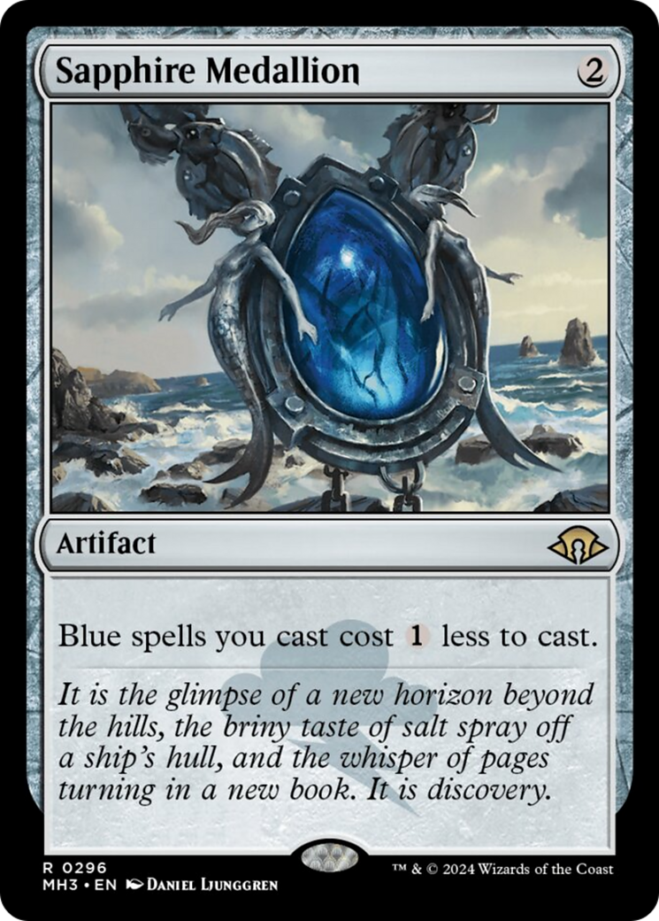 Sapphire Medallion [Modern Horizons 3] | Good Games Cannington
