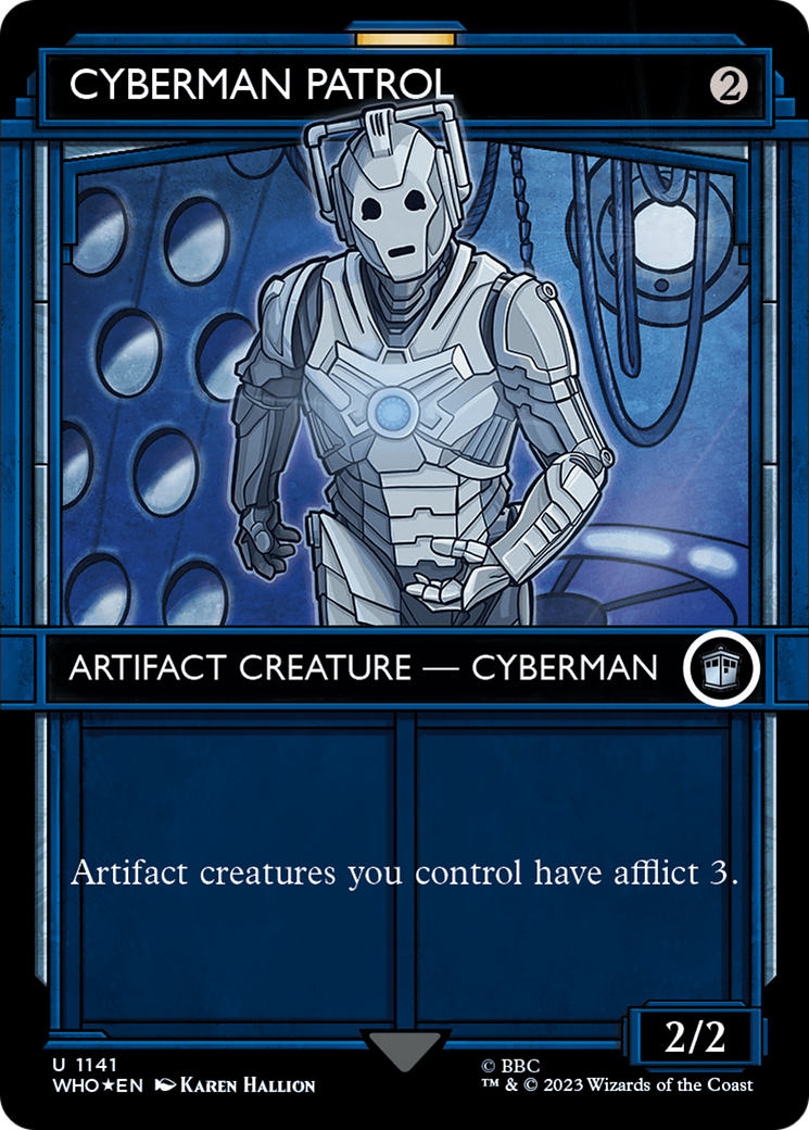 Cyberman Patrol (Showcase) (Surge Foil) [Doctor Who] | Good Games Cannington