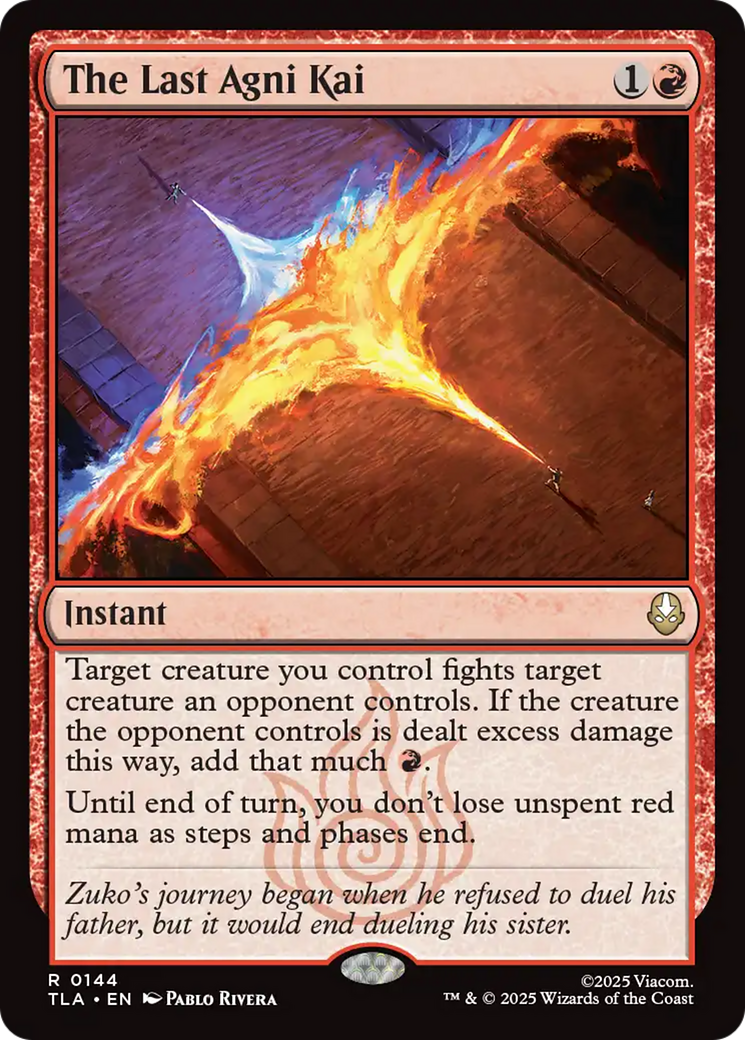 The Last Agni Kai [Avatar: The Last Airbender] | Good Games Cannington