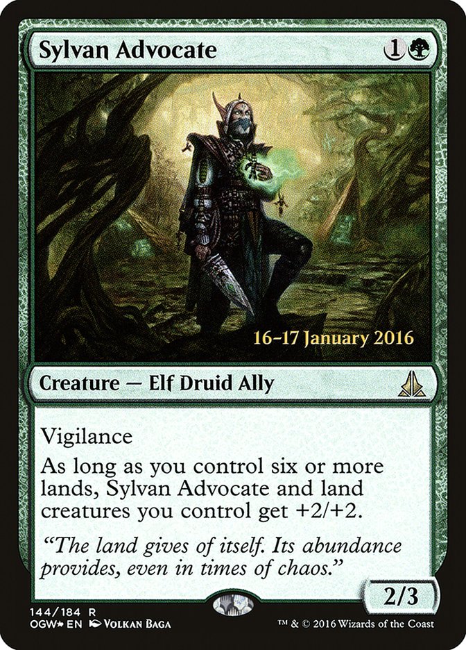 Sylvan Advocate [Oath of the Gatewatch Prerelease Promos] | Good Games Cannington