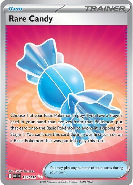Rare Candy 175/132 (ME01: Mega Evolution)  - Holofoil | Good Games Cannington