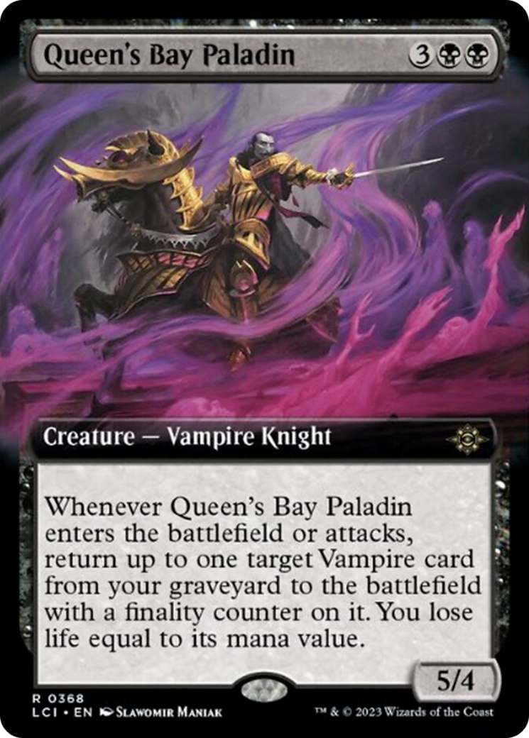 Queen's Bay Paladin (Extended Art) [The Lost Caverns of Ixalan] | Good Games Cannington