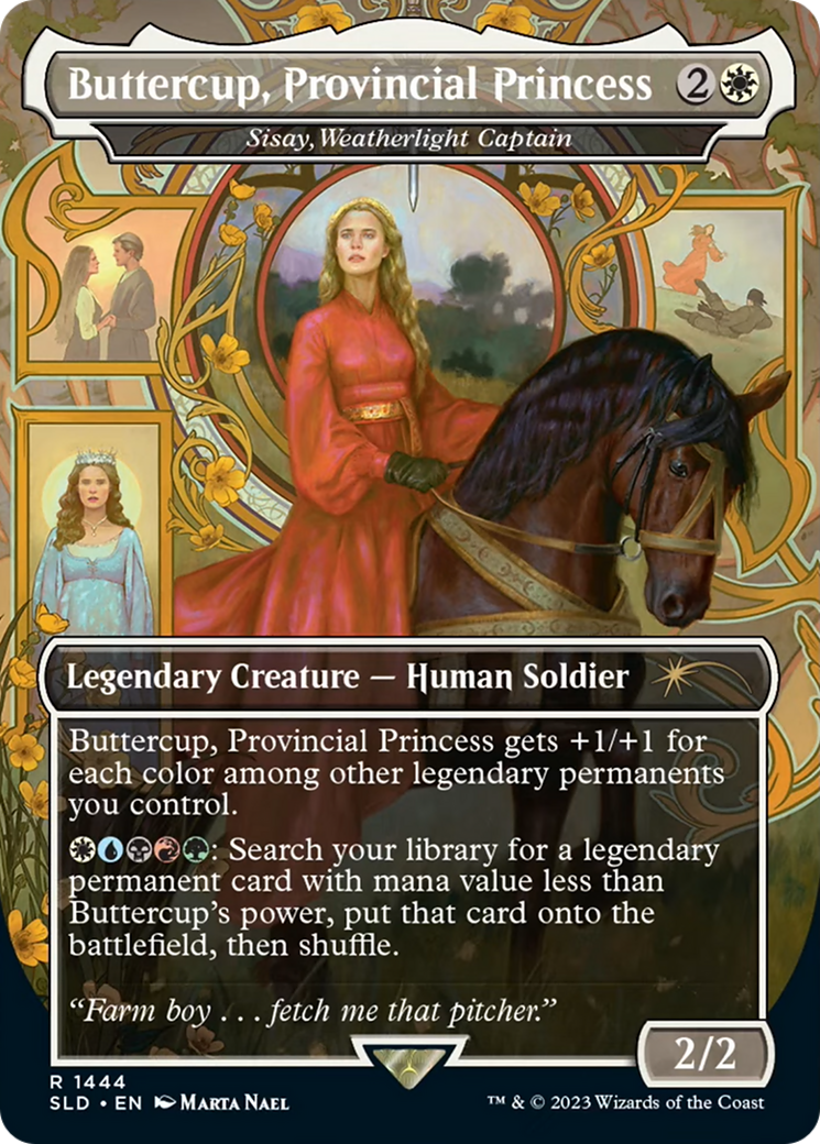 Buttercup, Provincial Princess - Sisay, Weatherlight Captain [Secret Lair Drop Series] | Good Games Cannington